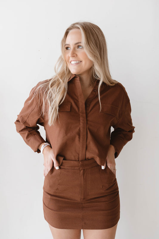 Charlie Button-Up