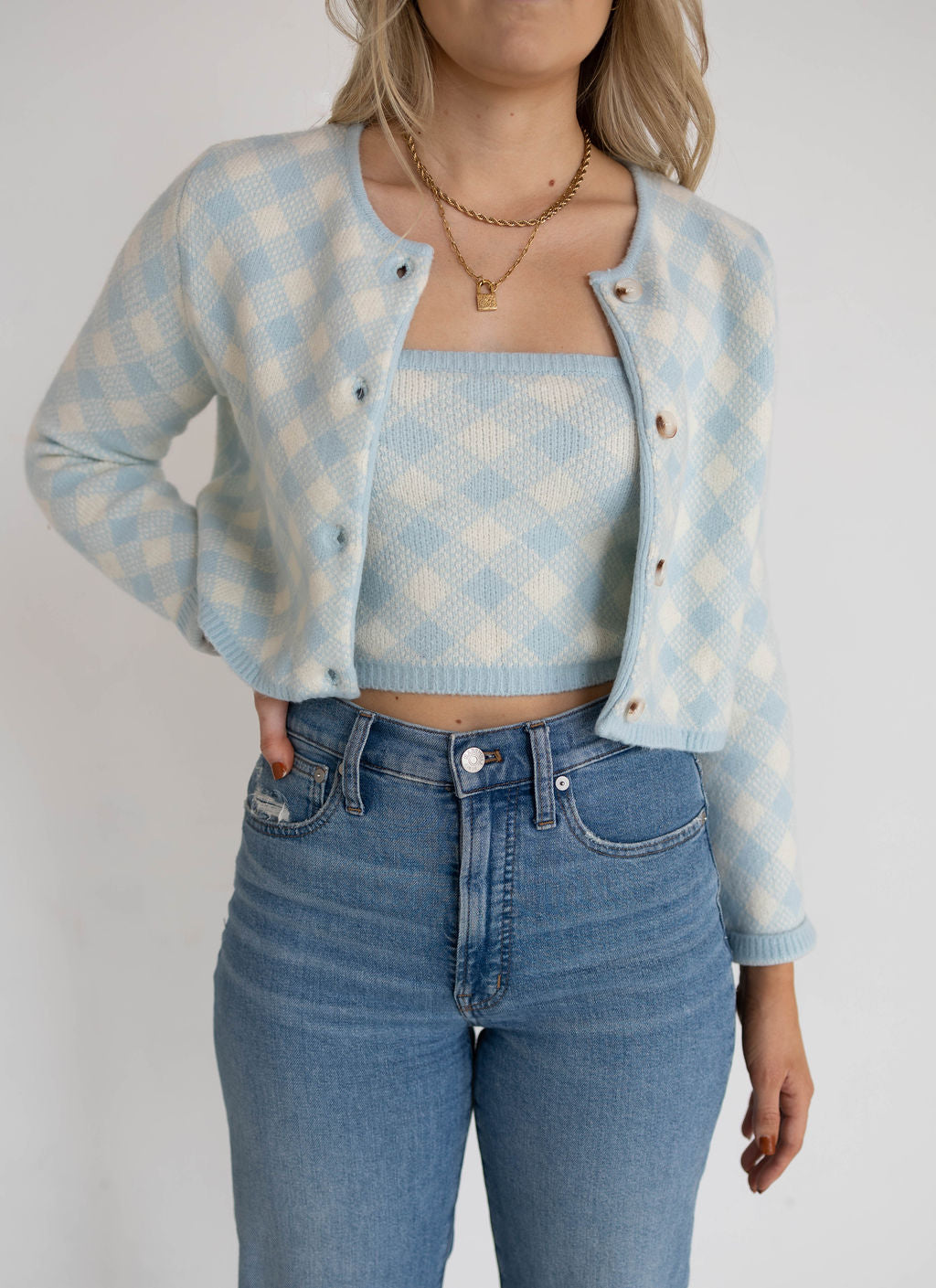 Blue Skies Cardigan Set